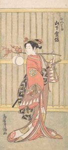 De acteur Yamashita Kinsaku in de rol van Mutsuhana, ca. 1767 door Torii Kiyomitsu