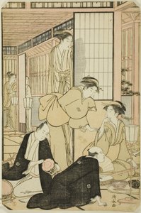 De achtste maand, uit de serie "Twaalf maanden in het zuiden (Minami juni ko)" door Torii Kiyonaga