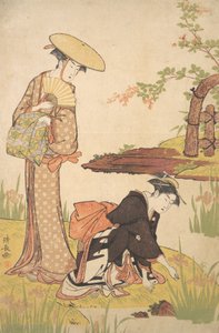De Irissentuin door Torii Kiyonaga