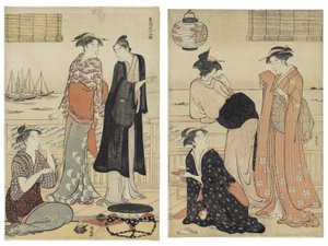 De Zesde Maand, uit de serie Twaalf Maanden in het Zuiden door Torii Kiyonaga