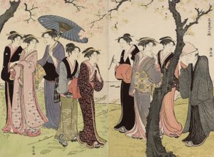 De Derde Maand door Torii Kiyonaga