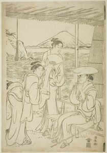 Bezoekers aan Enoshima