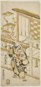 De Acteur Ichimura Kamezo I als Tanba Yosaku door Torii Kiyonobu II