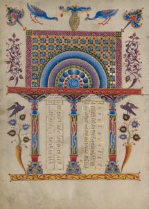Pagina Canon-tabel door Toros Roslin