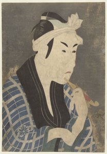 Busteportret van Matsumoto Koshiro IV