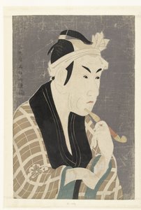 Busteportret van Matsumoto Koshiro IV
