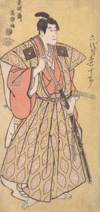 Ichikawa Danjuro VI als Funa Bansaku, zoon van Fuwa Banzayemon, 1794-95 door Toshusai Sharaku