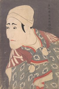 Kabuki-acteur Morita Kan’ya VIII als de draagstoel-drager in het stuk A Medley of...