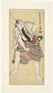 Portret van Ichikawa Tomiemon door Toshusai Sharaku