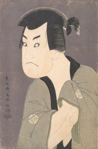 Sakata Hangoro III als Fujikawa Mizuemon in het stuk Hana Ayame Bunroku Soga
