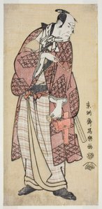 De acteur Matsumoto Koshiro IV als de rijke boer uit Yamato, eigenlijk Magoemon van het dorp Ninokuchi door Toshusai Sharaku