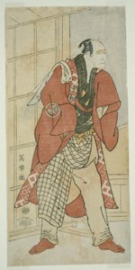 De Acteur Nakajima Wadaemon als Migawari no Jizo, de Meester van het Huis, uit Inamuragasaki in Kamakura (Nakajima Wadaemon no Kamakura Inamuragaasaki no yanushi, Migawari no Jizo) door Toshusai Sharaku