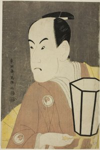 De acteur Bando Hikosaburo III als Sagisaka Sanai