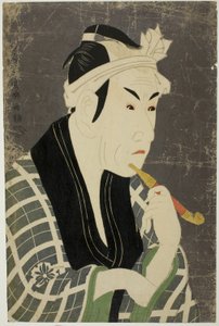 De acteur Matsumoto Koshiro IV als Gorobei