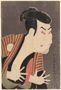 De acteur Otani Oniji III als Edobei door Toshusai Sharaku
