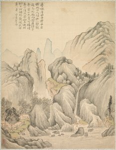 Gevouwen heuvels en gelaagde pieken door Tsubaki Chinzan