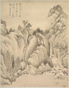 Waterval en rotsen