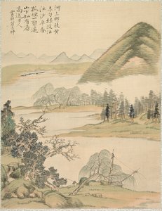 Wilgentakken in de lente, 1847 door Tsubaki Chinzan