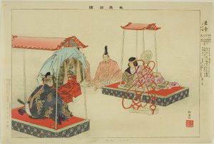 Kotei, uit de serie "Afbeeldingen van No-voorstellingen (Nogaku Zue)"