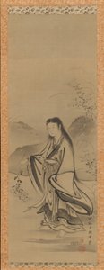 Kiku Jido Chrysantemum Jongen door Tsukioka Sessai