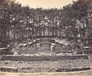 Mandarijngraf in Foochow, ca. 1869 door Tung Hing.