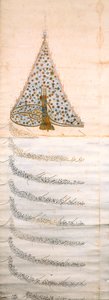 Een Firman die de Capucijner orde van monniken toestaat om in het oosten te reizen, c.1628