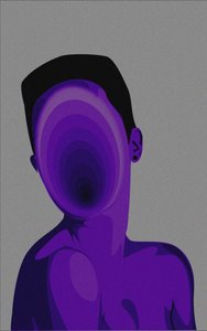 Abstract Purple Void door UMUUNTU