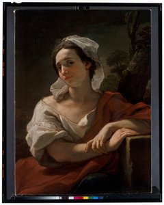 Portret van Rosa Spisani, de vrouw van de kunstenaar door Ubaldo Gandolfi