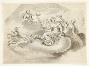Allegorie met Philomelus(?) door Ubekendt