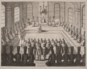 Audiëntie aan het Russische hof door Ubekendt