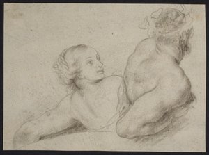 Figurenstudie, uit "Geschiedenis van Maria de