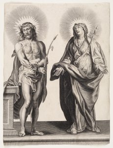 Jezus en Maria door Ubekendt