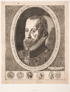 Koning Frederik II van Denemarken door Ubekendt