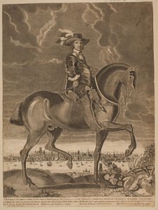 Oliver Cromwell te Paard