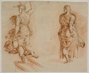 Twee Vrouwelijke Figuren