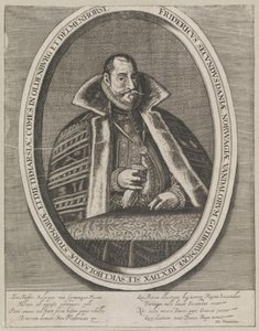 Frederik II, koning van Denemarken en Noorwegen door Ubekendt 1600 tallet