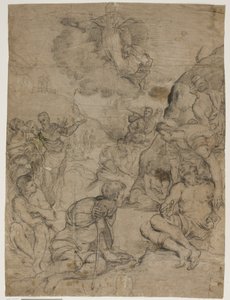 Sint Augustinus geneest de verlamden, naar Tintoretto
