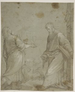 Heiligen Johannes de Evangelist en Bartholomeüs uit Jacopo Bassano