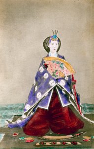 Haruho, Keizerin van Japan, 1873-1882 door Uchida Kyuichi