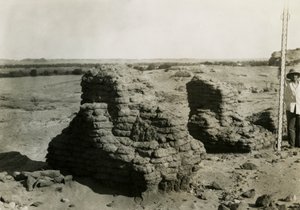Graf in necropolis, Qasr Ibrim, Egypte, foto door Ugo Monneret de Villard door Ugo Monneret de Villard