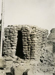 Graf in noordelijke necropolis, Qasr Ibrim, Egypte, foto door Ugo Monneret de Villard door Ugo Monneret de Villard