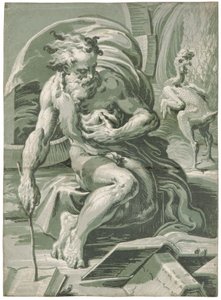 Diogenes, na 1527 door Ugo da Carpi