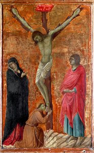 Kruisiging met Sint Franciscus van Assisi