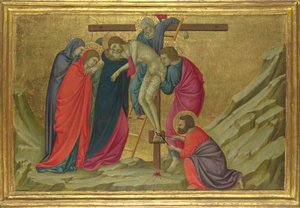 De Kruisafneming uit de Basiliek van Santa Croce, Florence, ca. 1324-1325 door Ugolino di Nerio