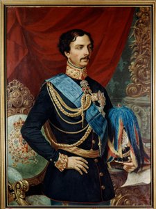 Karel van Bourbon Parma (1799-1883), hertog van Parma - Karel III van Bourbon (1823-1854) 19e eeuw door Ulisse Passani