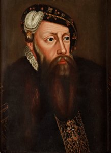 Portret van Koning Gustaaf I van Zweden 1496-1560 door Ulrika Fredrika Pasch