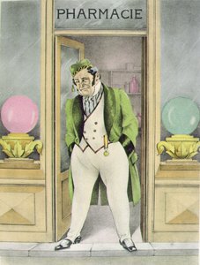 De apotheker Homais, Illustratie voor 