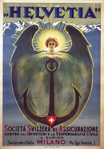 Helvetia-poster door Umberto Boccioni