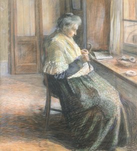 De moeder portret van oude vrouw door Umberto Boccioni