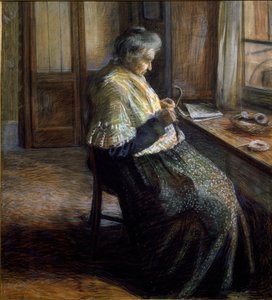 De moeder (portret van een oude vrouw) door Umberto Boccioni
